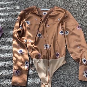 ASTR floral bodysuit